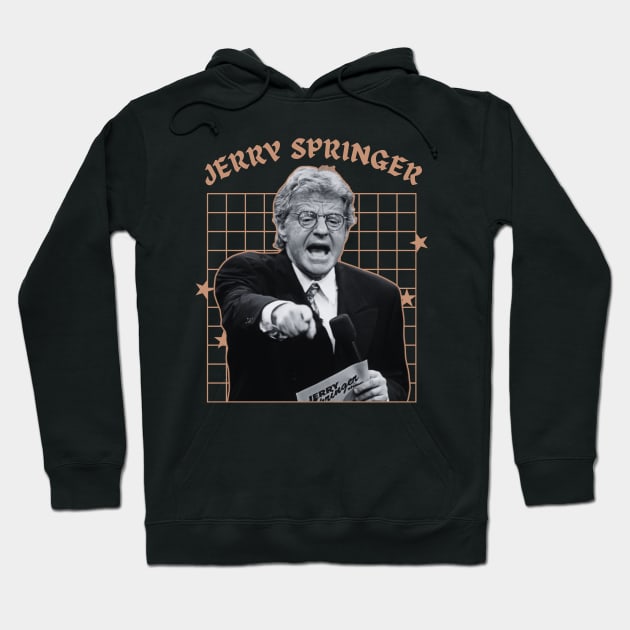 Jerry springer --- 70s aethetic Hoodie by TempeGorengs